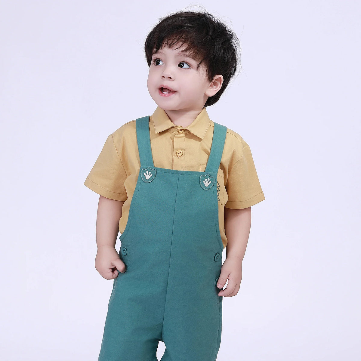 Embroidery Overalls for Baby Boy Image