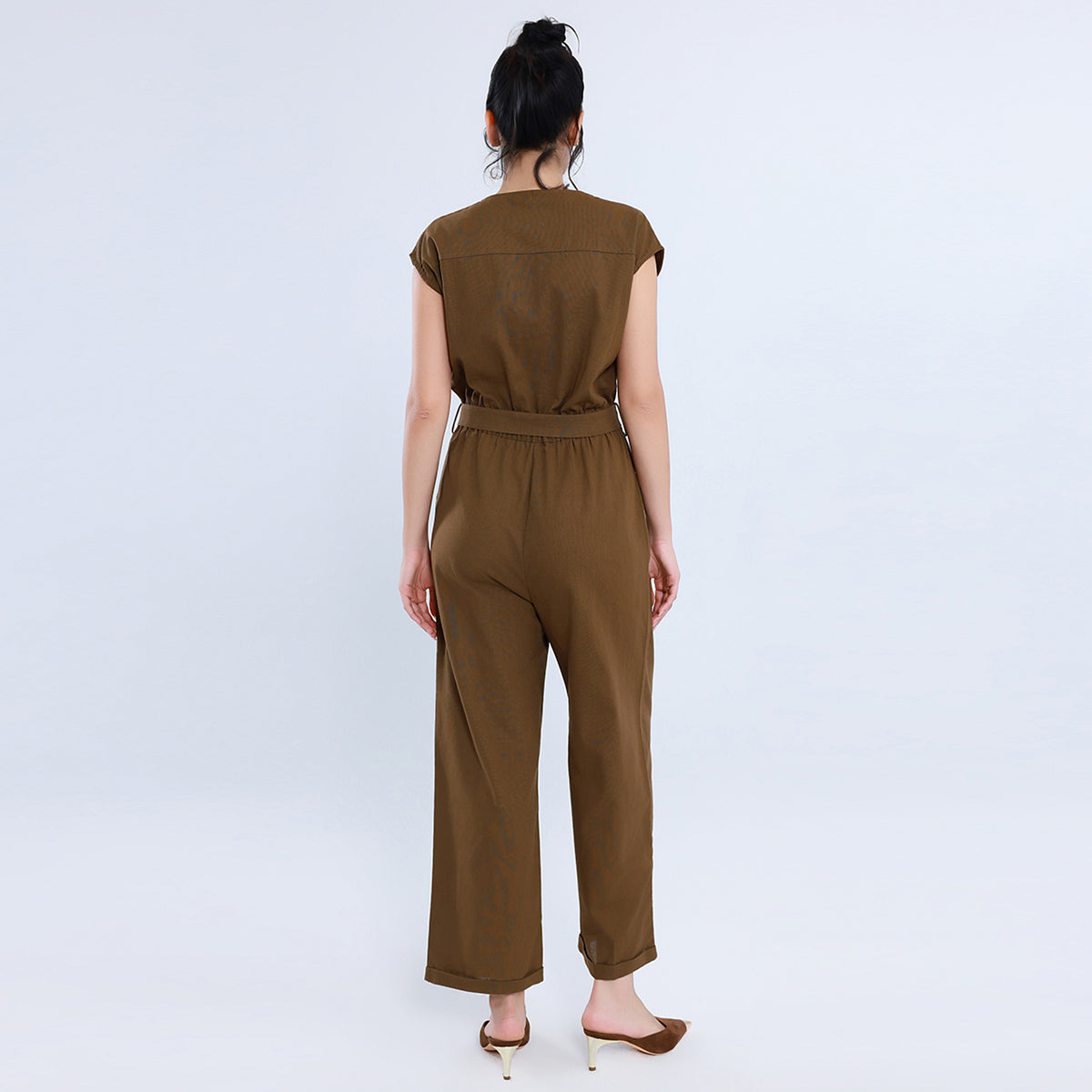 Casual Plain Overalls for Women