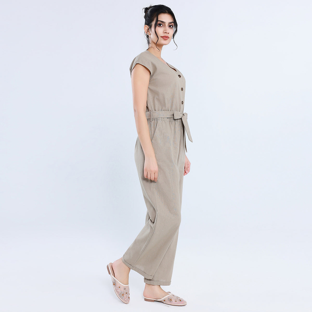 Casual Plain Overalls for Women