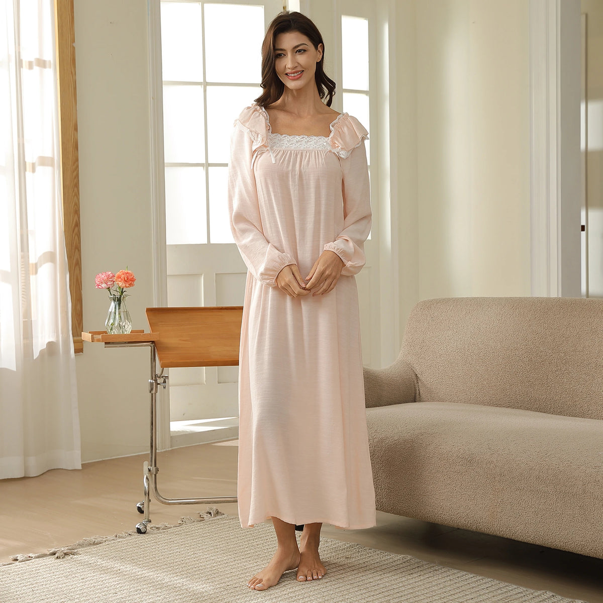 Floral Pajama Dress For Women