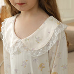 بيجاما مزينة بطباعة للبنات