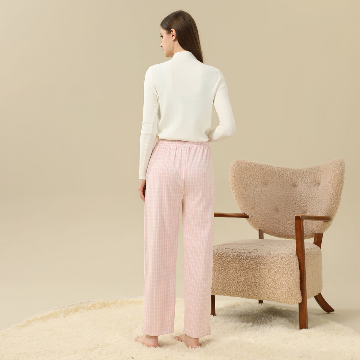 Checked PajamaPants For Women