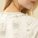 Floral Pajama Set 2Pc For Women