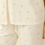 Floral Pajama Set 2Pc For Women