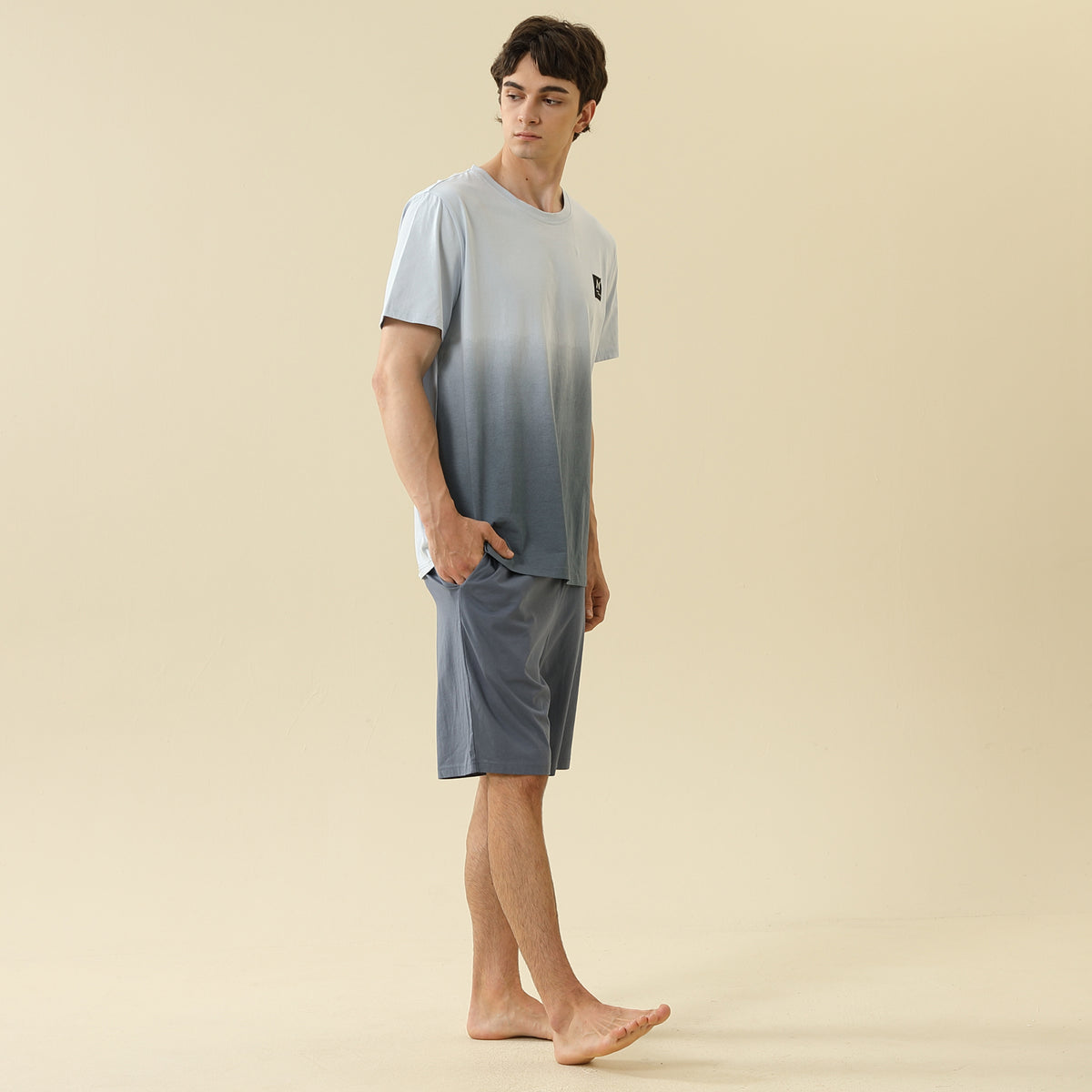 Printed Pajama Set 2Pc For Men