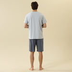 Printed Pajama Set 2Pc For Men