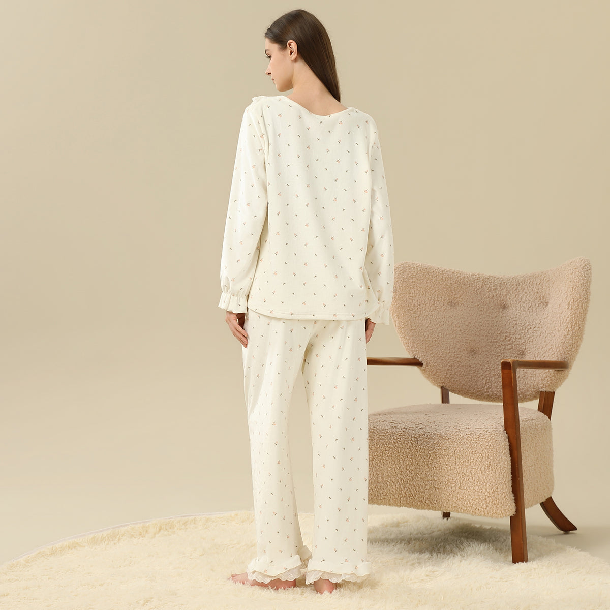 Floral Pajama Set-2Pc For Women
