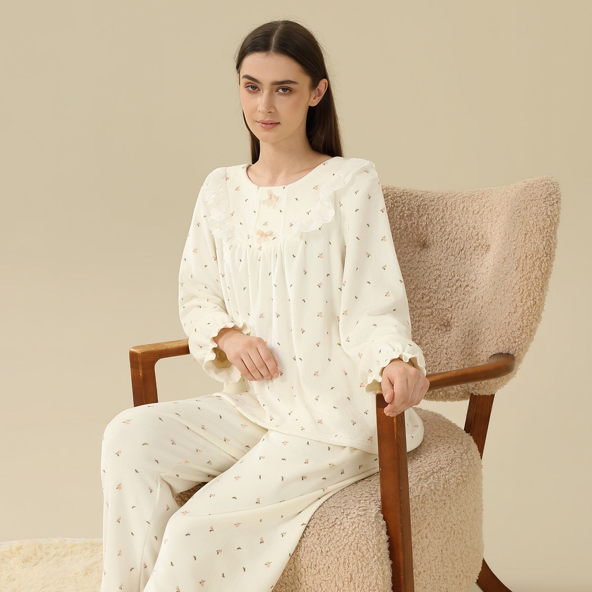 Floral Pajama Set-2Pc For Women