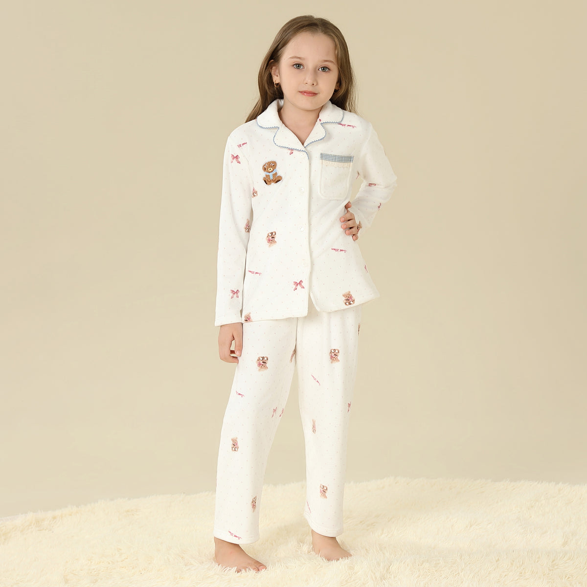 Printed Pajama Set-2Pc For Girls