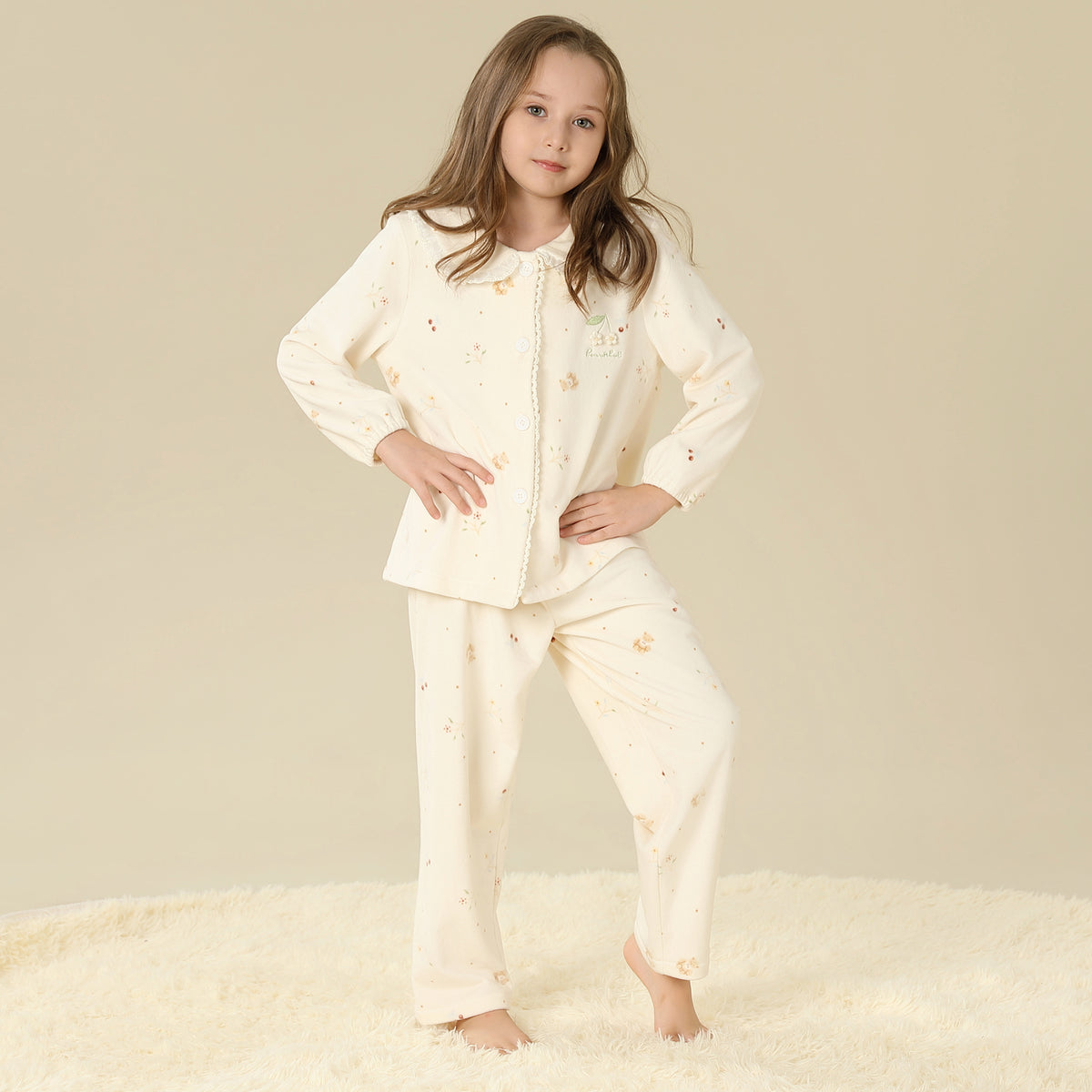 Printed Pajama Set-2Pc For Girls