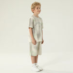 طقم بيجاما مزين بطباعة 2 قطعة للأولاد