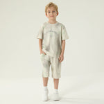 طقم بيجاما مزين بطباعة 2 قطعة للأولاد