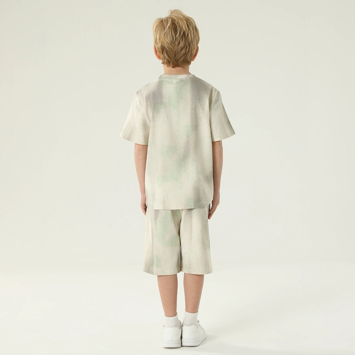 طقم بيجاما مزين بطباعة 2 قطعة للأولاد