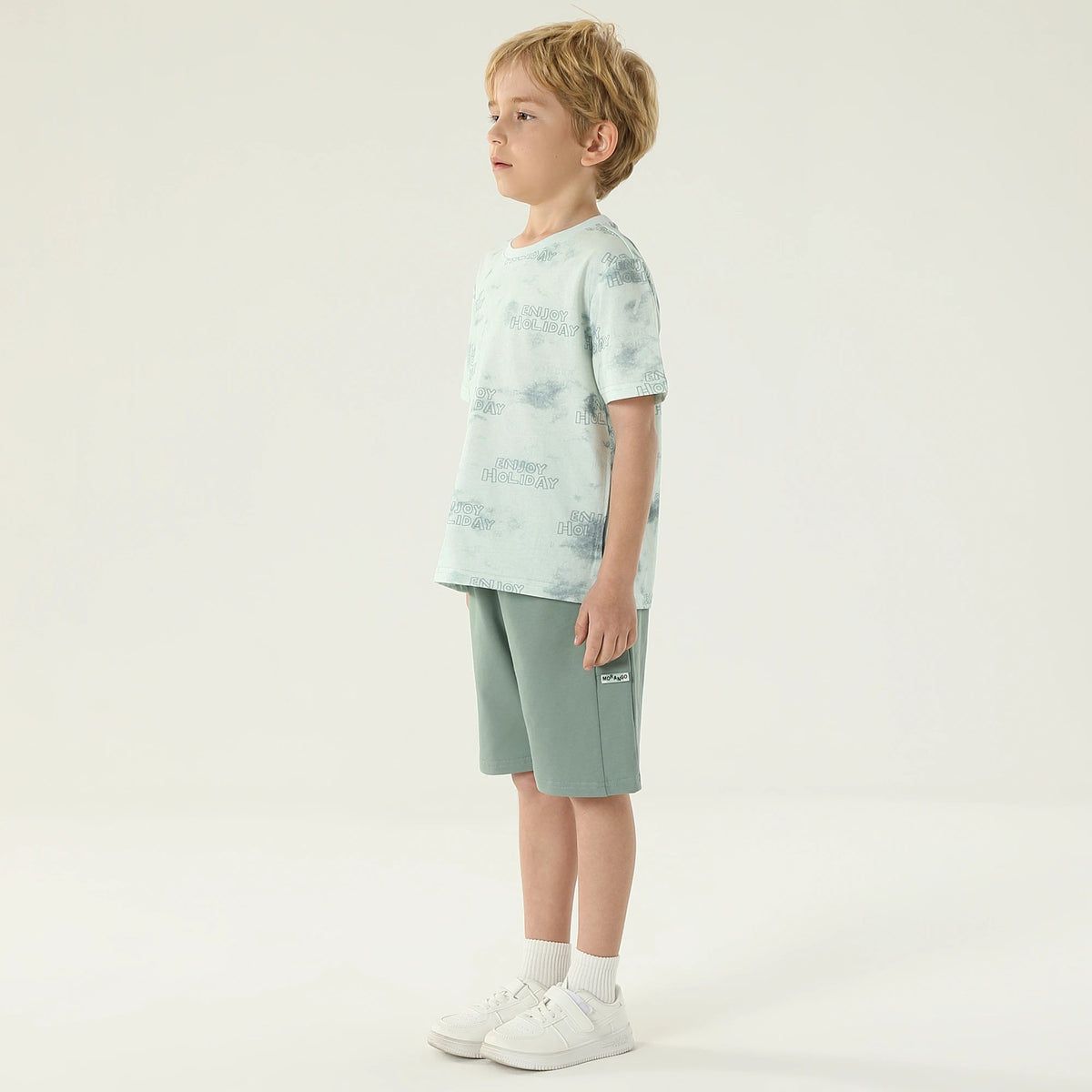 Badge Pajama Set-2Pc For Boys