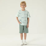 Badge Pajama Set-2Pc For Boys