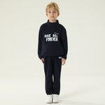 طقم بيجاما مزين بطباعة 2 قطعة للأولاد