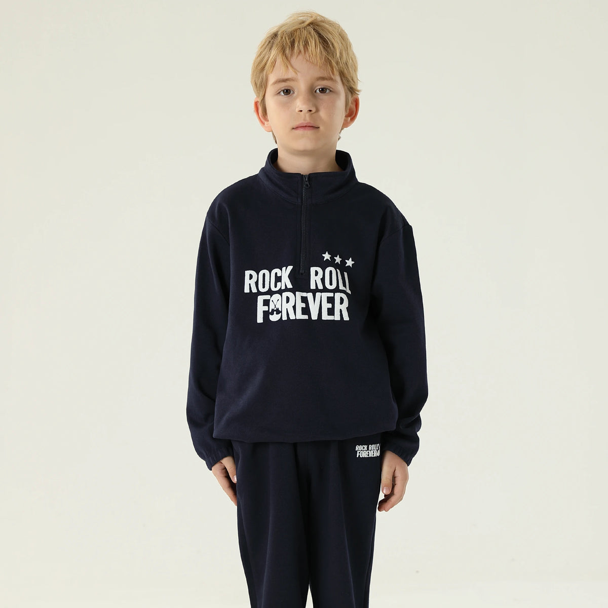 طقم بيجاما مزين بطباعة 2 قطعة للأولاد