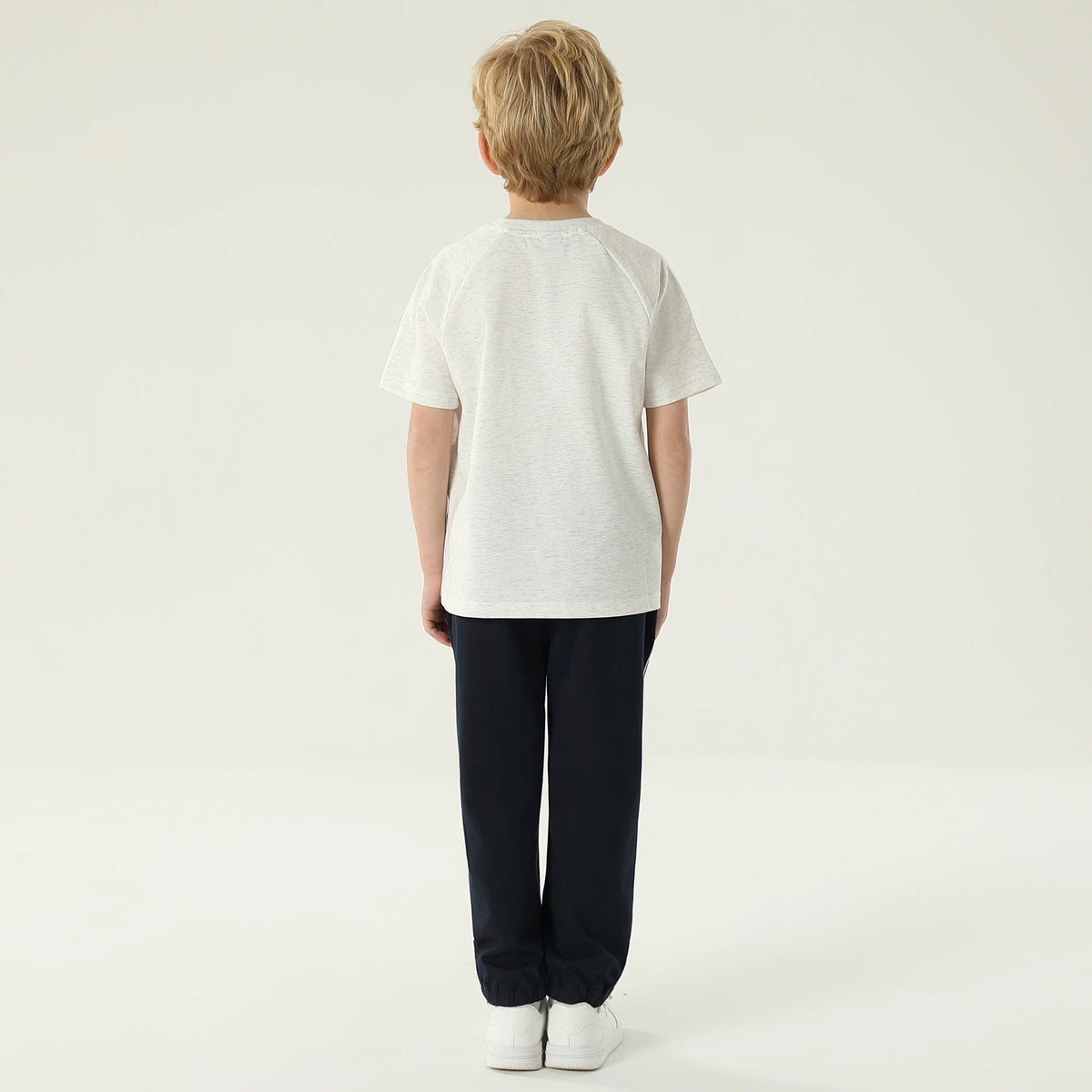 طقم بيجاما مطرز - قطعتان للأولاد