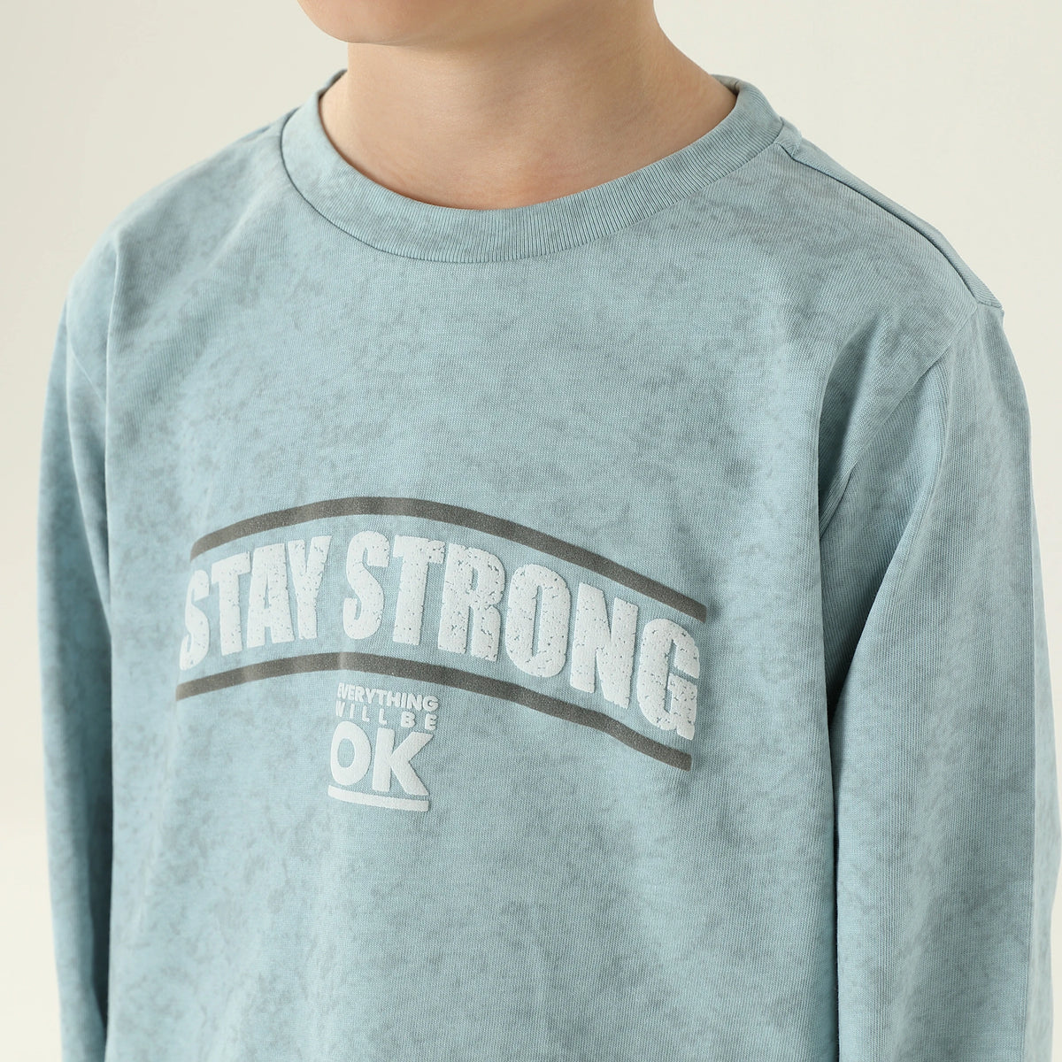 طقم بيجاما ساده 2 قطعة للأولاد