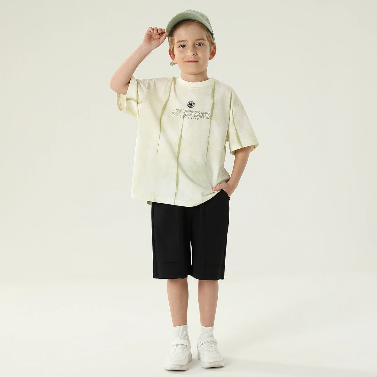 طقم بيجاما ساده 2 قطعة للأولاد