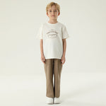 طقم بيجاما مزين بطباعة 2 قطعة للأولاد