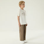 طقم بيجاما مزين بطباعة 2 قطعة للأولاد