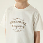 طقم بيجاما مزين بطباعة 2 قطعة للأولاد