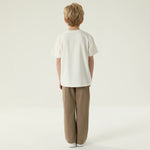 طقم بيجاما مزين بطباعة 2 قطعة للأولاد