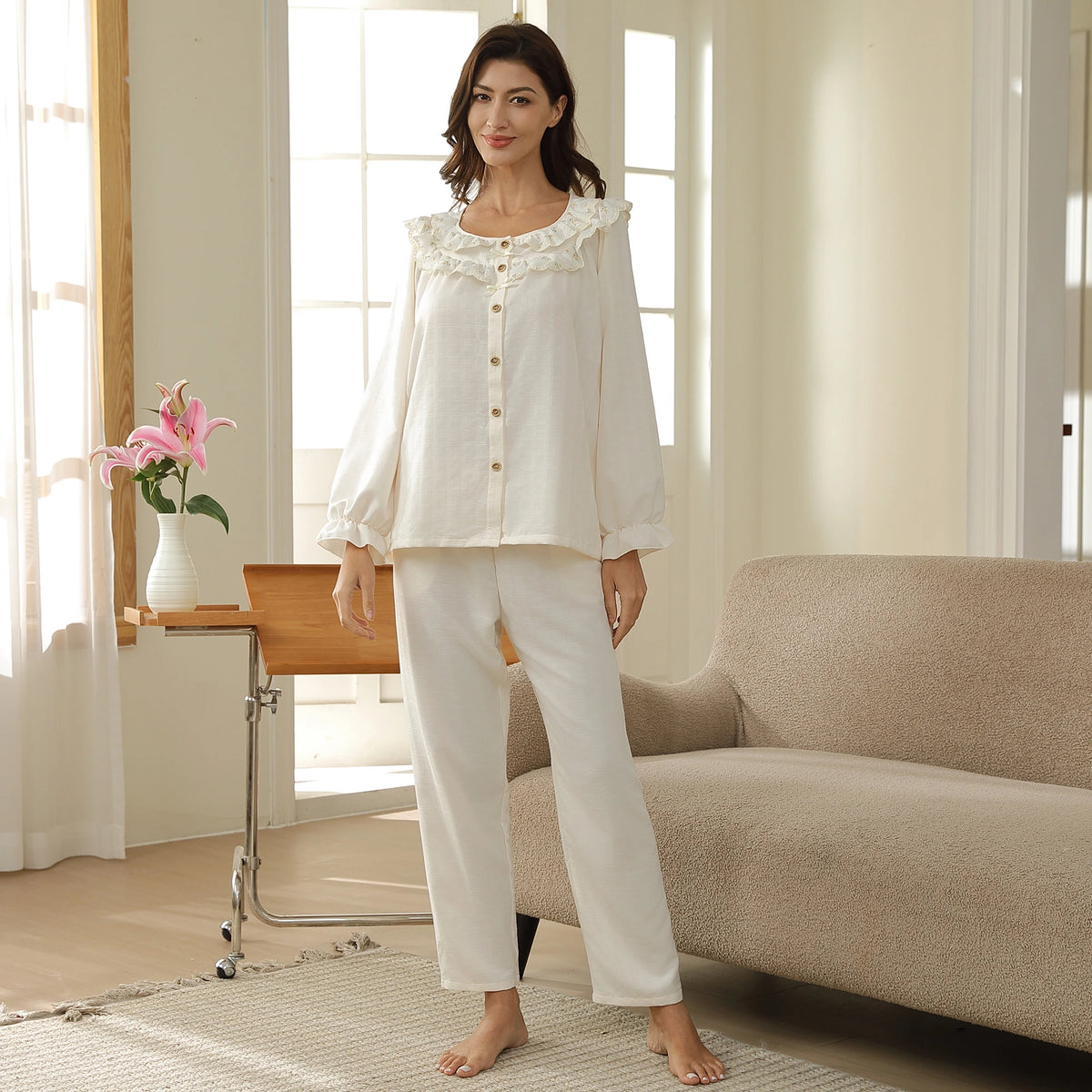 Jacquard Pajama For Women
