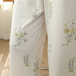 بيجاما مزينة بالزهور للنساء