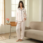 Embroidery Pajama Set-2Pc For Women