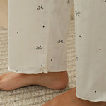 Jacquard Pajama Set-2Pc For Women
