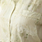 بيجاما مزينة بالزهور للنساء