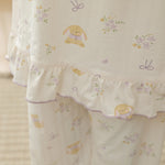 بيجاما مزينة بطباعة للبنات