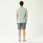 Plain Pajama Set-2Pc For Men