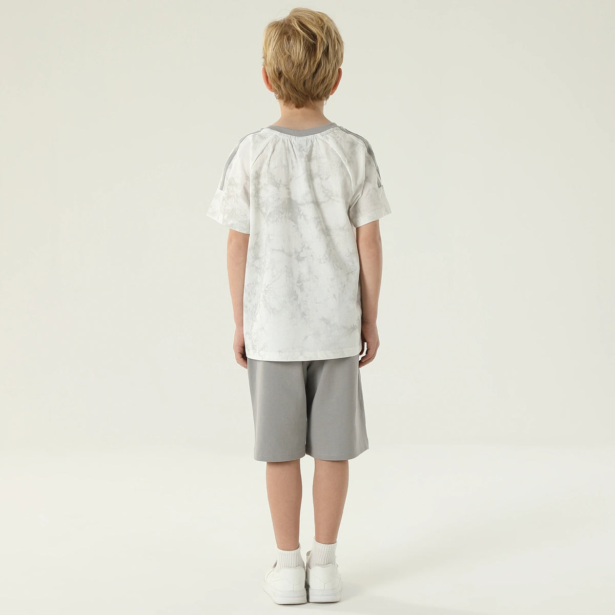 طقم بيجاما ساده 2 قطعة للأولاد