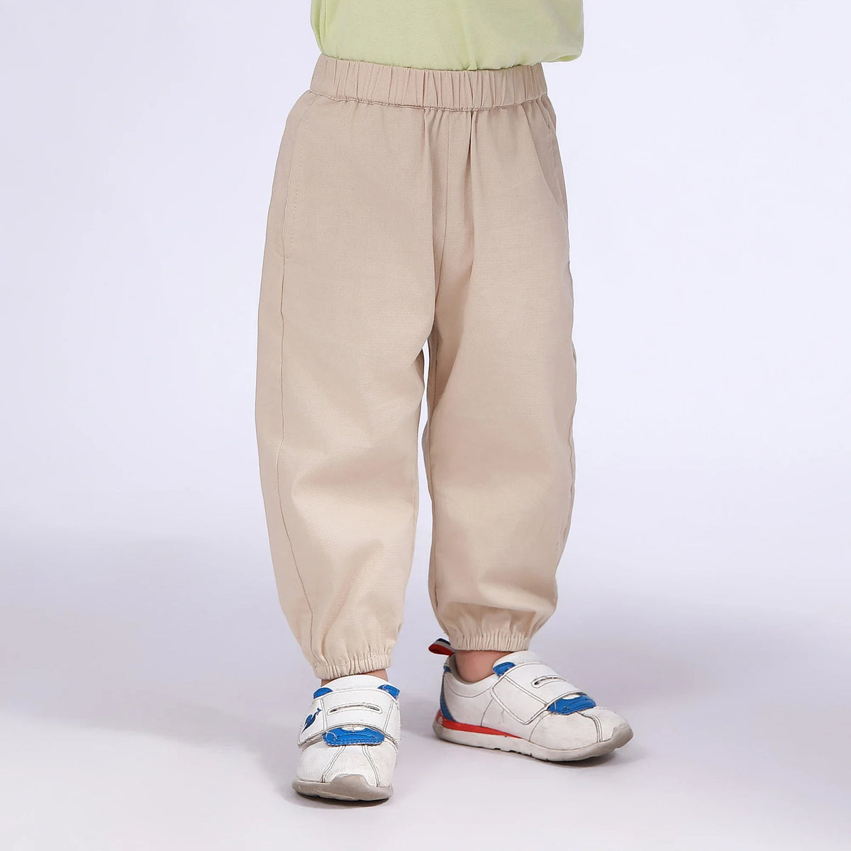 Khaki Plain Pants for Baby Boy Image