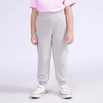 Gray Badge Pants for Girls Image