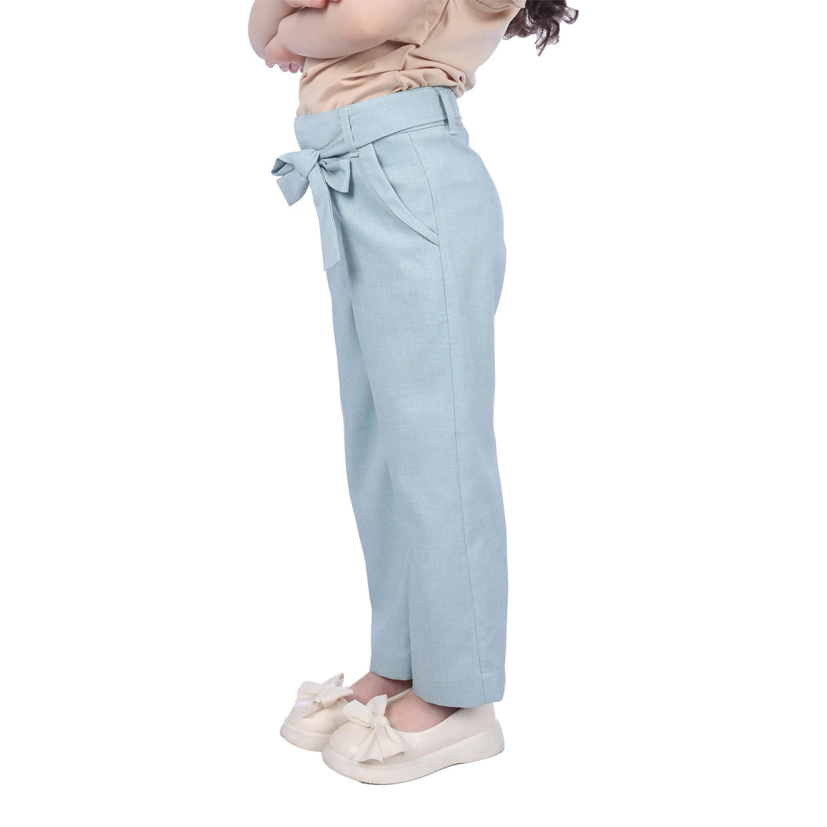 Solid Classic Pants For Girls Image