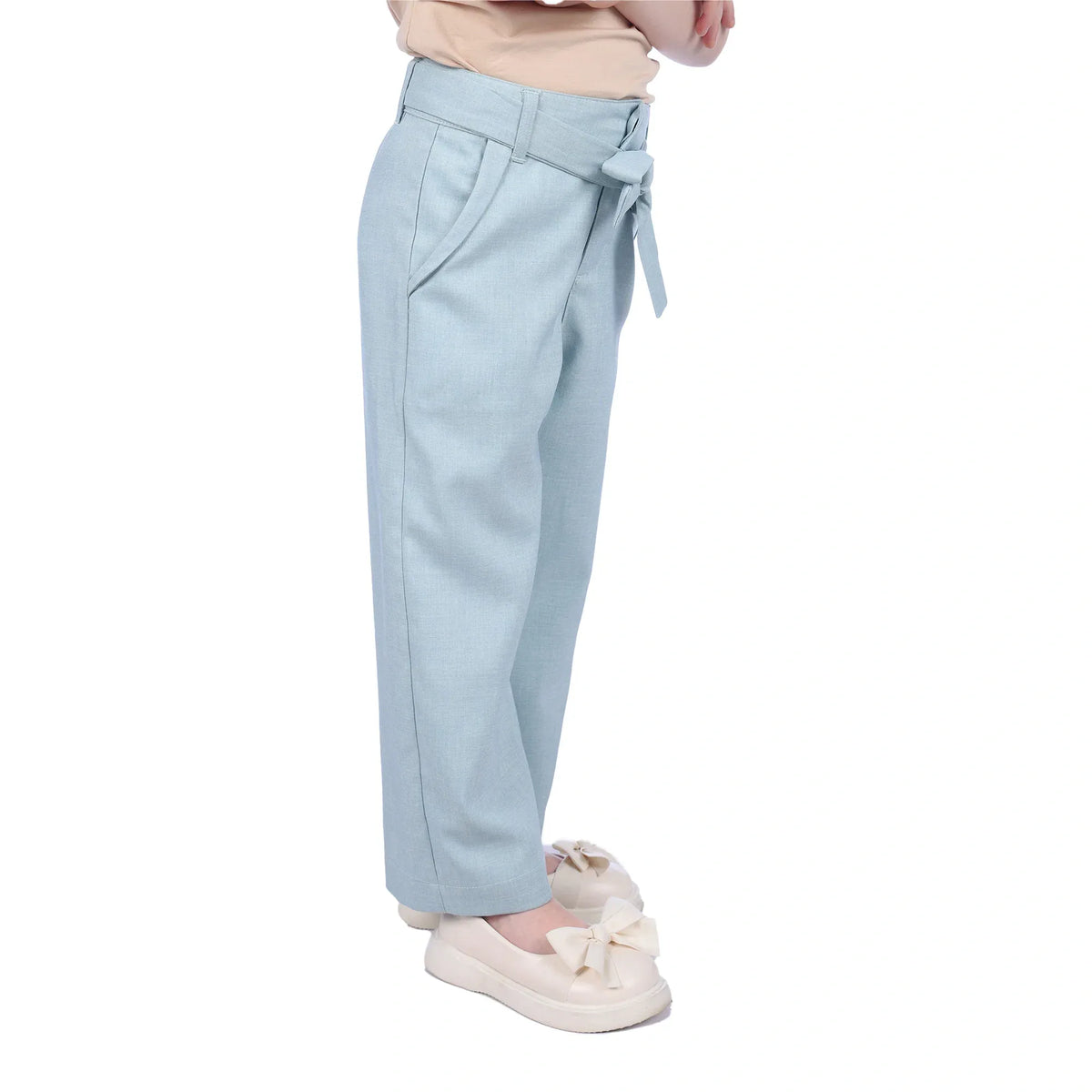 Solid Classic Pants For Girls Image