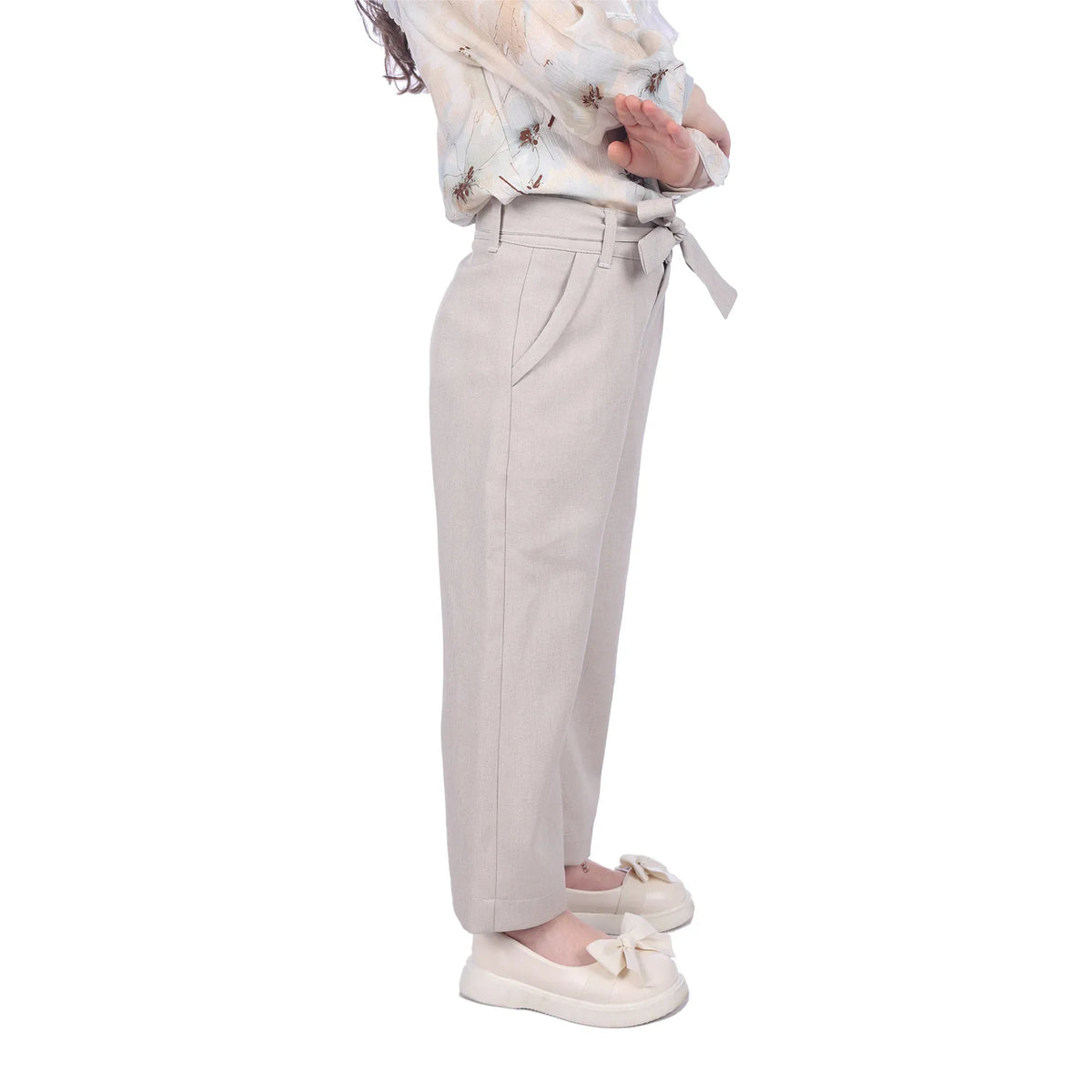 Plain Classic Pants For Girls Image