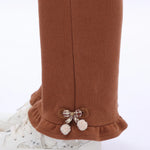 Casual Plain Pants for Girls Image