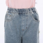 Casual Washed Jeans Pants for Girls Image