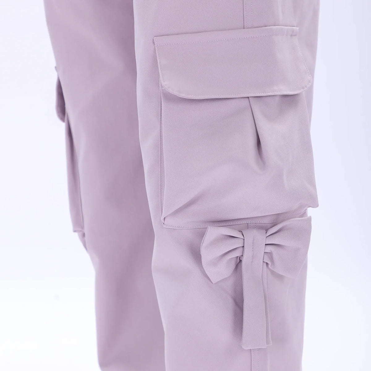 Casual Plain Pants for Girls Image