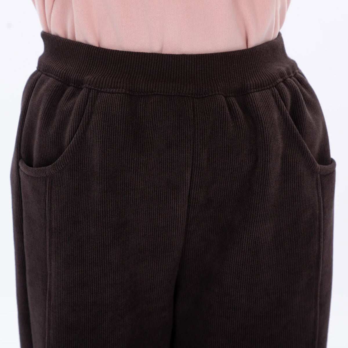 Casual Plain Pants for Girls Image