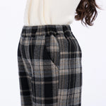 Casual Checked Pants for Girls Image