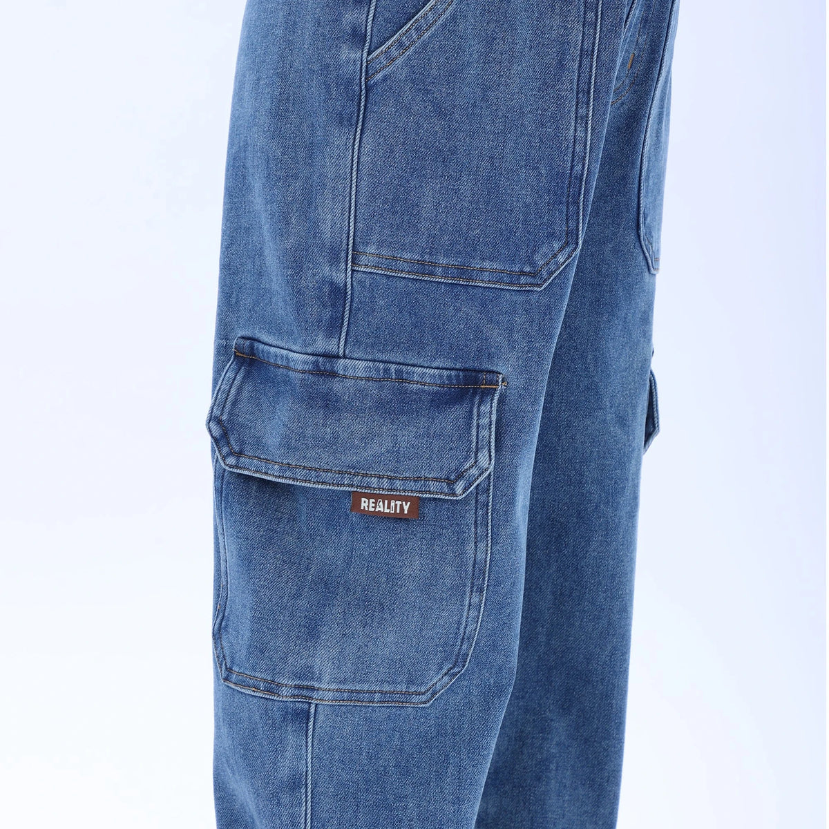 Casual Washed Jeans Pants for Boys Image