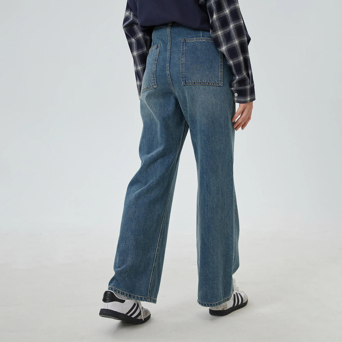 Washed Jeans Pants for Women Image