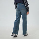 Washed Jeans Pants for Women Image