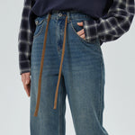 Washed Jeans Pants for Women Image